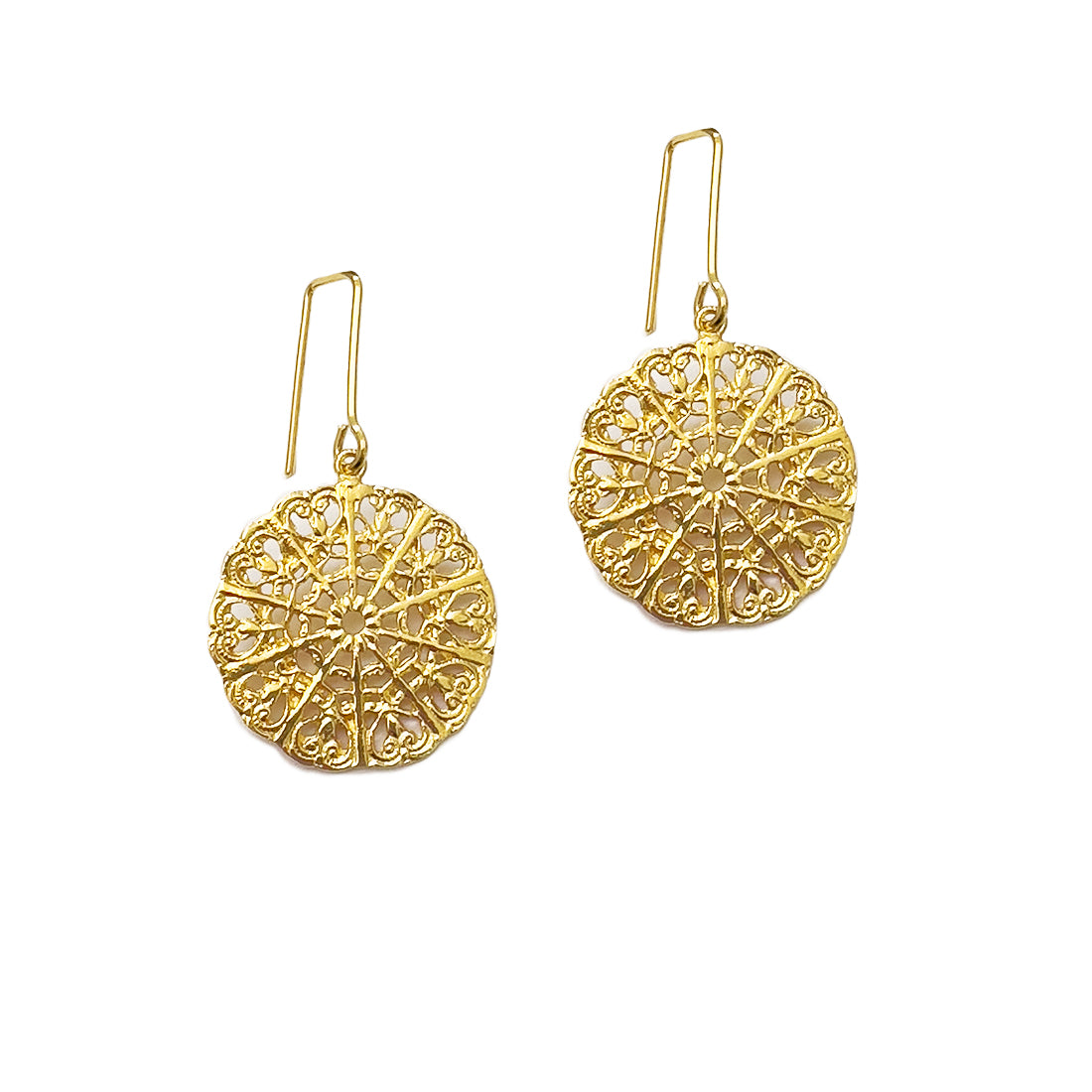 Aretes Redondos Mandala -color