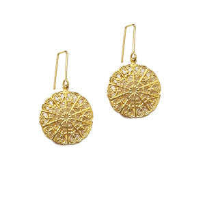 Aretes Redondos Mandala -color