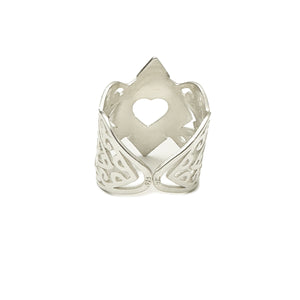 ANILLO CORAZON DIAMANTE
