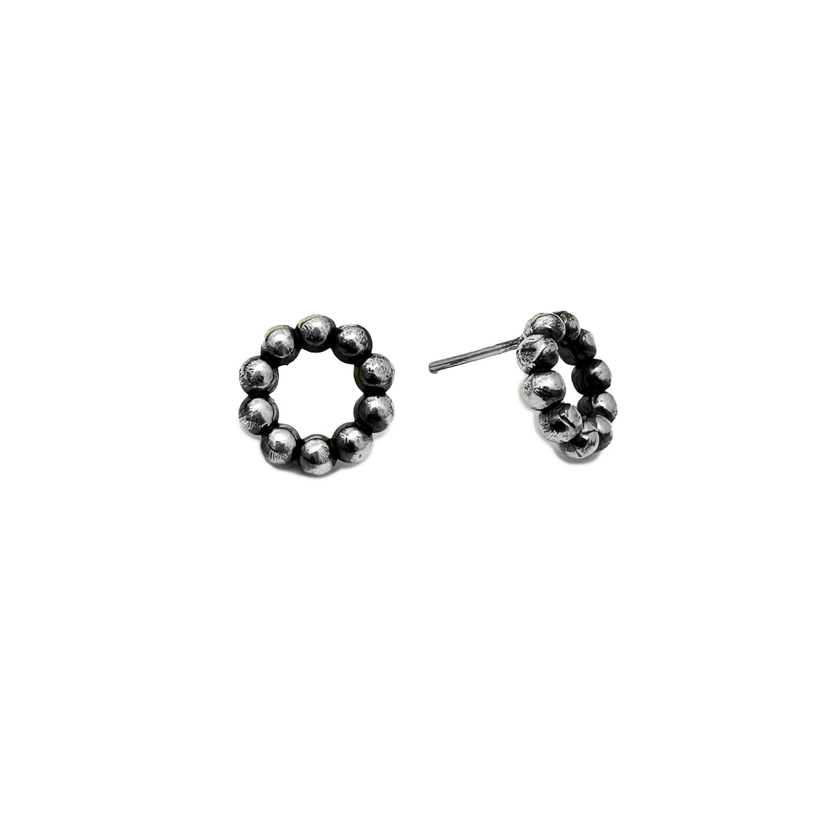 Aretes Aro Chico -Plata