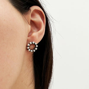Aretes Aro Chico -Plata
