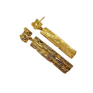 Aretes Canasto Largo - Chapa