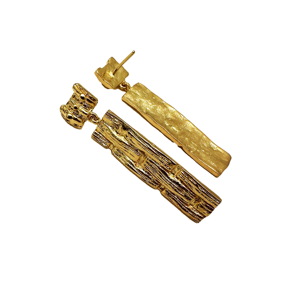 Aretes Canasto Largo - Chapa