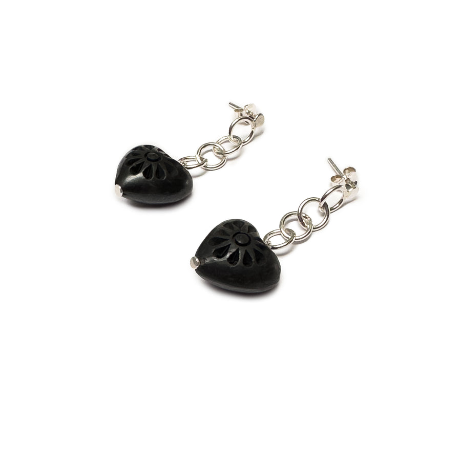 Aretes Corazón Encadenado