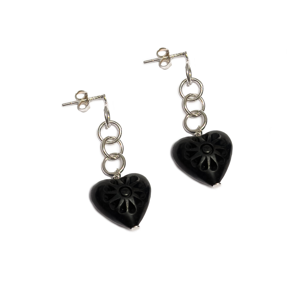 Aretes Corazón Encadenado