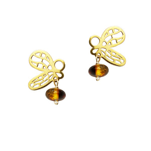 Aretes Luciernaga - Oro