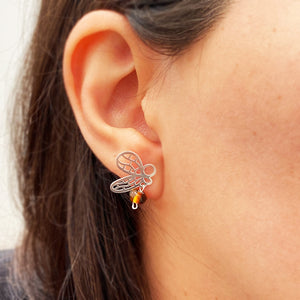 Aretes Luciernaga - Plata