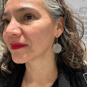 ARETES MANDALA -PLATA