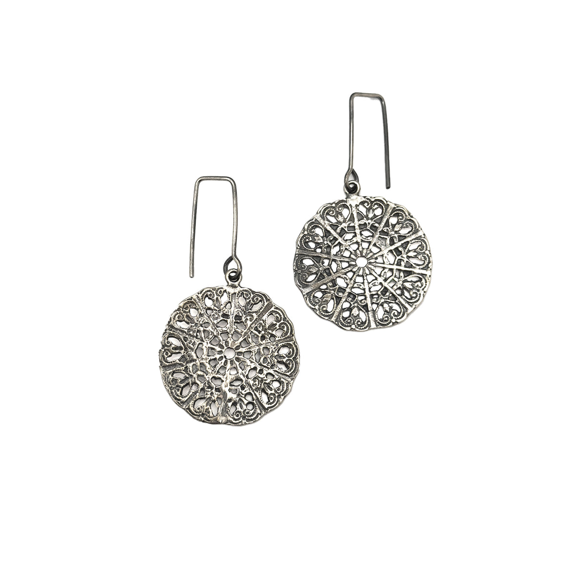ARETES MANDALA -PLATA