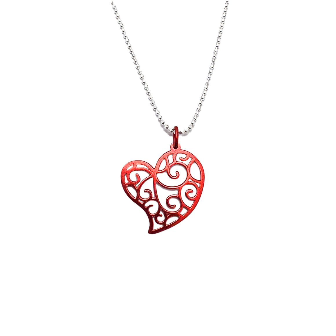 Dije Corazon Fortaleza -Rojo