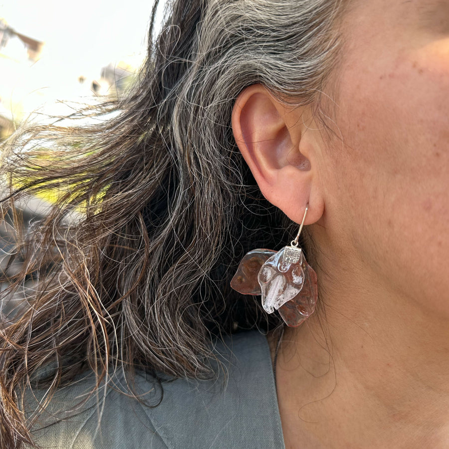 Aretes Alas - Rojo
