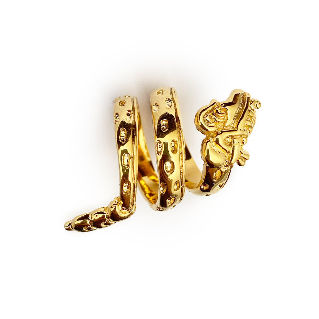Anillo Quetzalcoatl - Oro