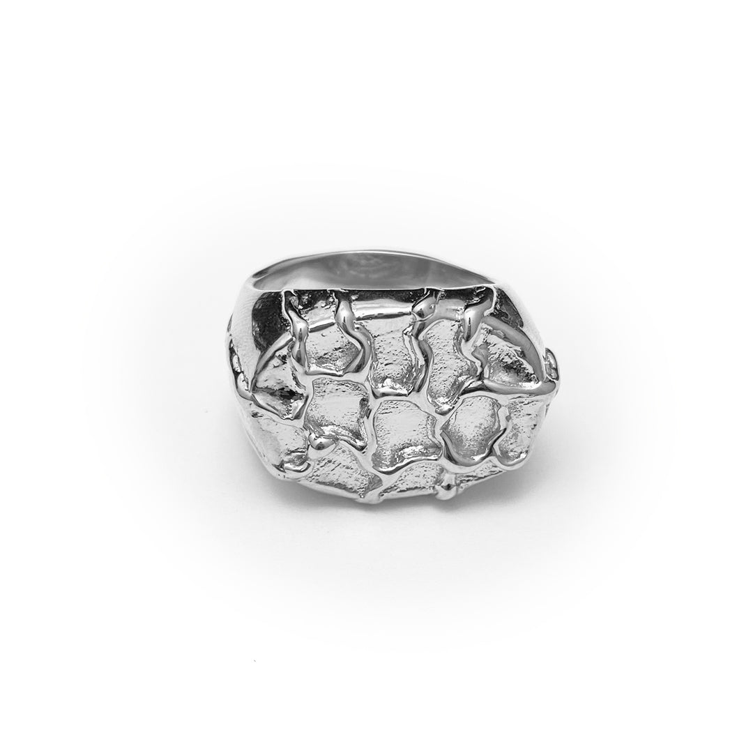 Anillo Poza Ovalada - Plata