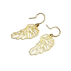 Aretes Alas Libertad Colgantes