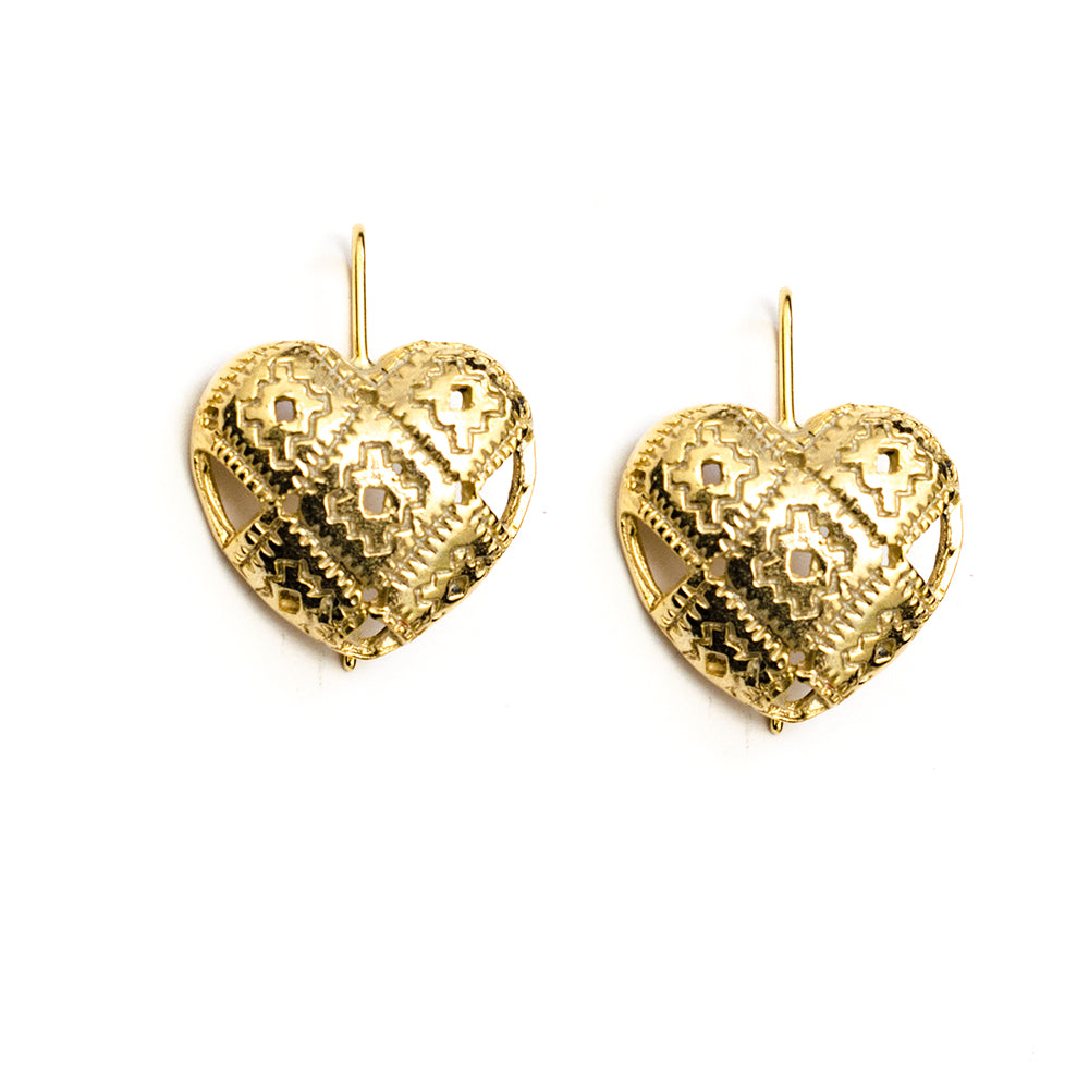 Aretes Corazón Chenteño