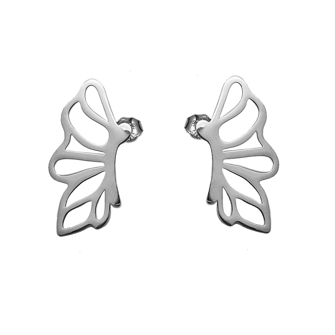 Aretes Mariposa - Plata