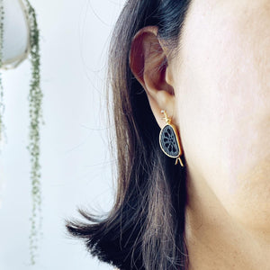 Aretes Catarina -Plata