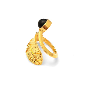 Anillo Hoja - Oro
