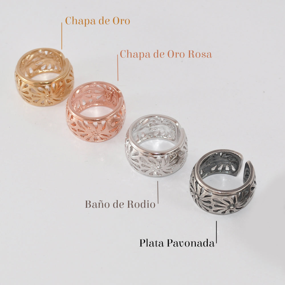 Anillo Matices - Plata