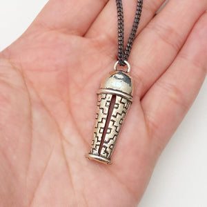 Dije Cascabel Chenteño - Plata