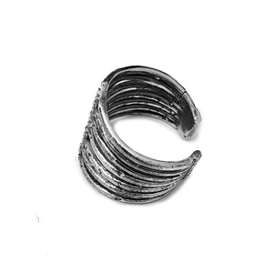 Anillo Canasto Ovalado -  Plata