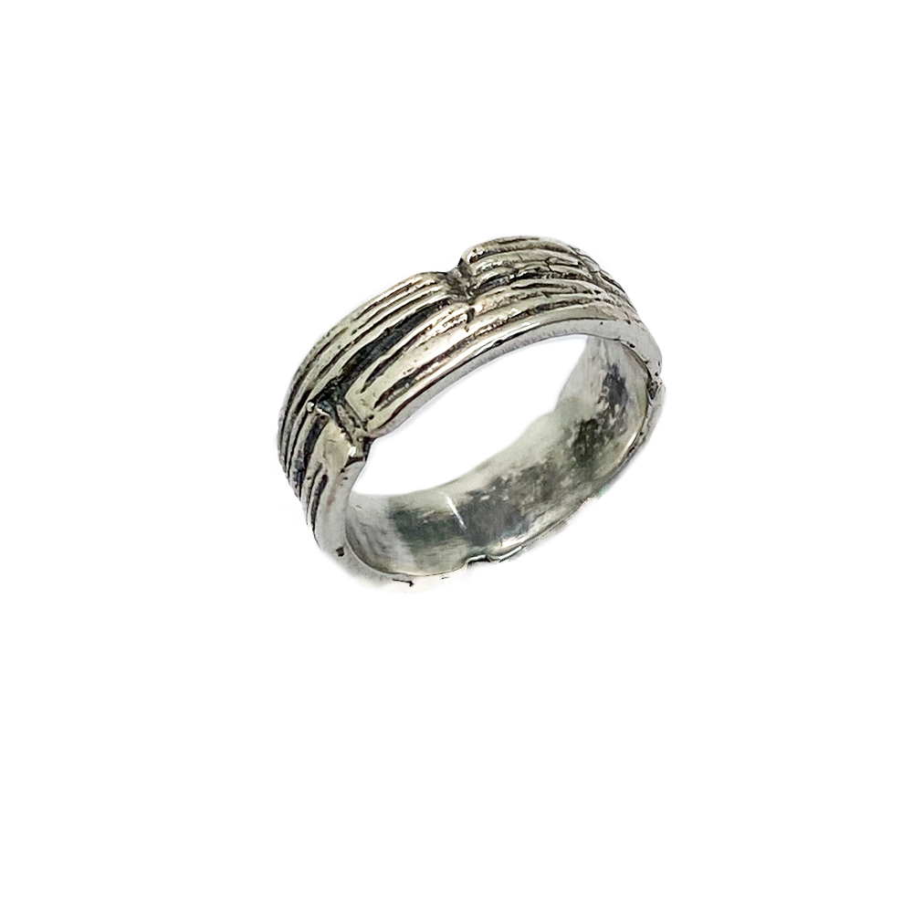 Anillo Carrizo -  Plata