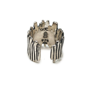 Anillo Cascada Continua - Plata