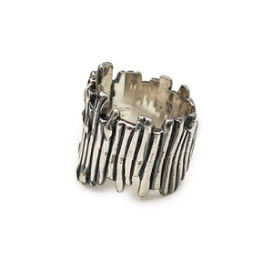 Anillo Cascada Continua - Plata
