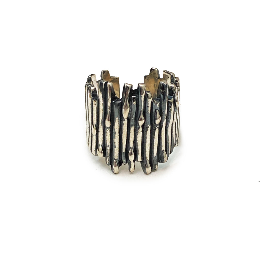Anillo Cascada Continua - Plata