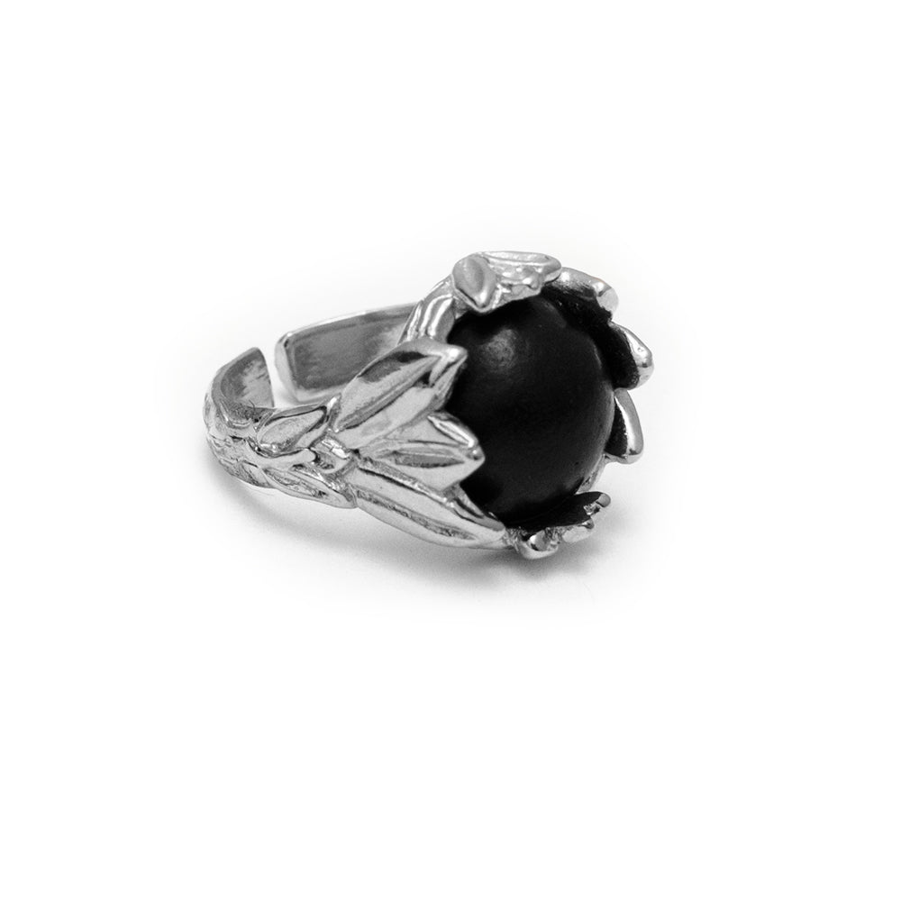 Anillo Tulipán - Rodio