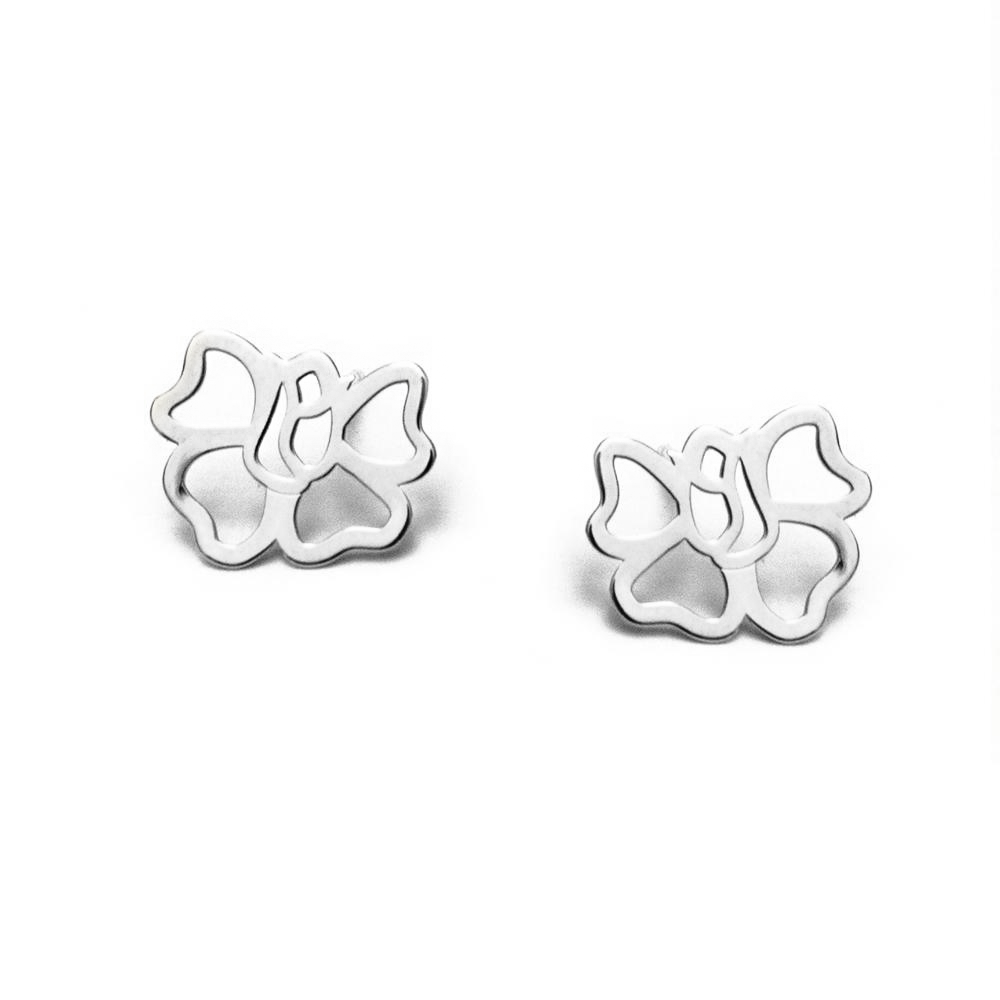 Broqueles Flor Istmeña Mini Plata