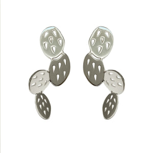Aretes Nopal Ondulado