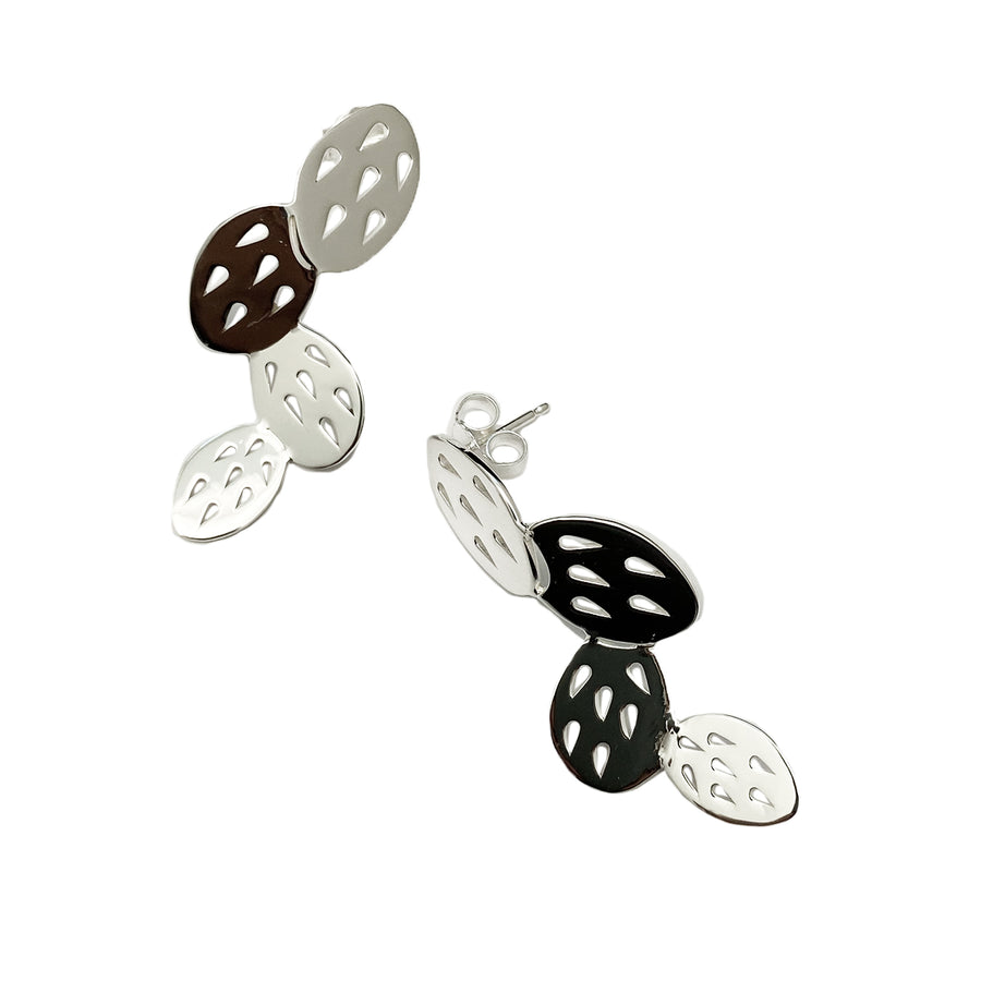 Aretes Nopal Ondulado