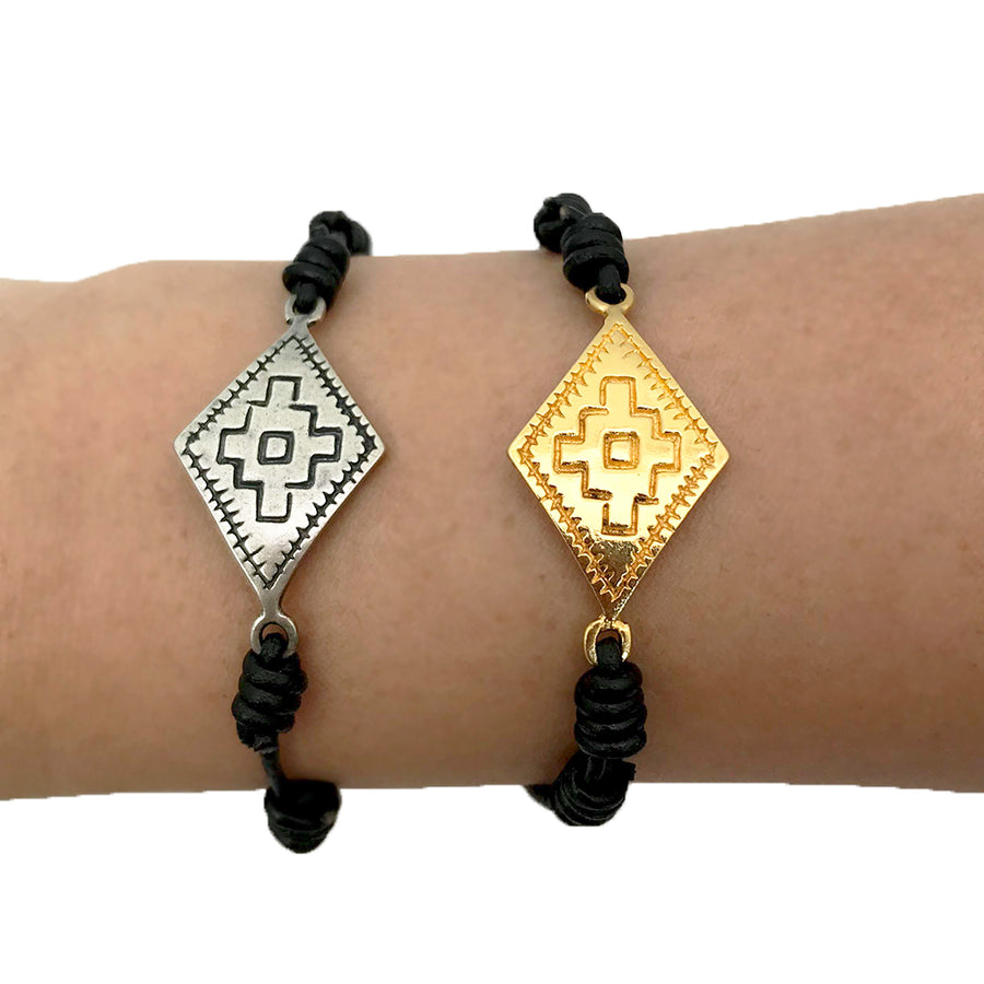 Pulsera Rombo - Plata