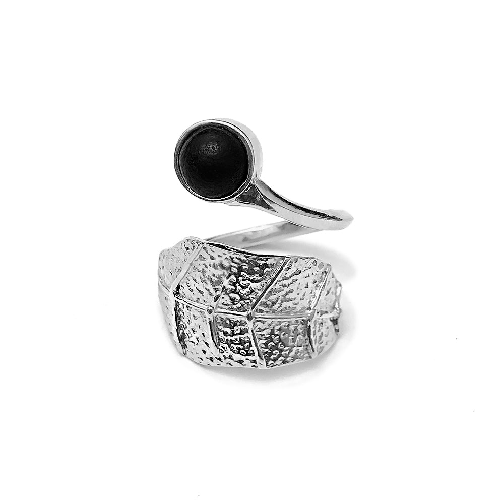 Anillo Hoja  -Plata
