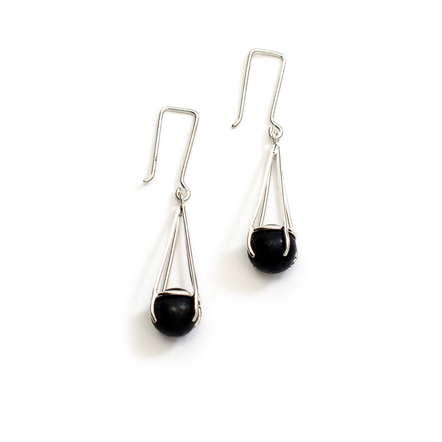 Aretes Planeta -Plata