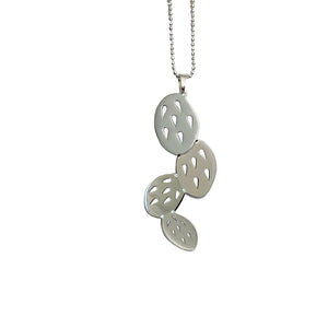 Dije Nopal  Serpiente -Plata