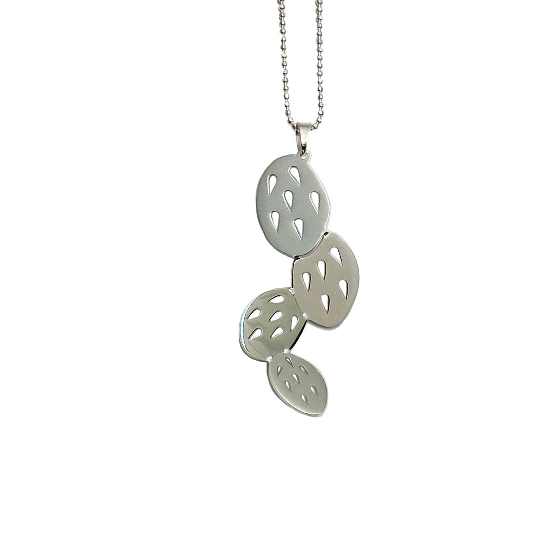 Dije Nopal  Serpiente -Plata